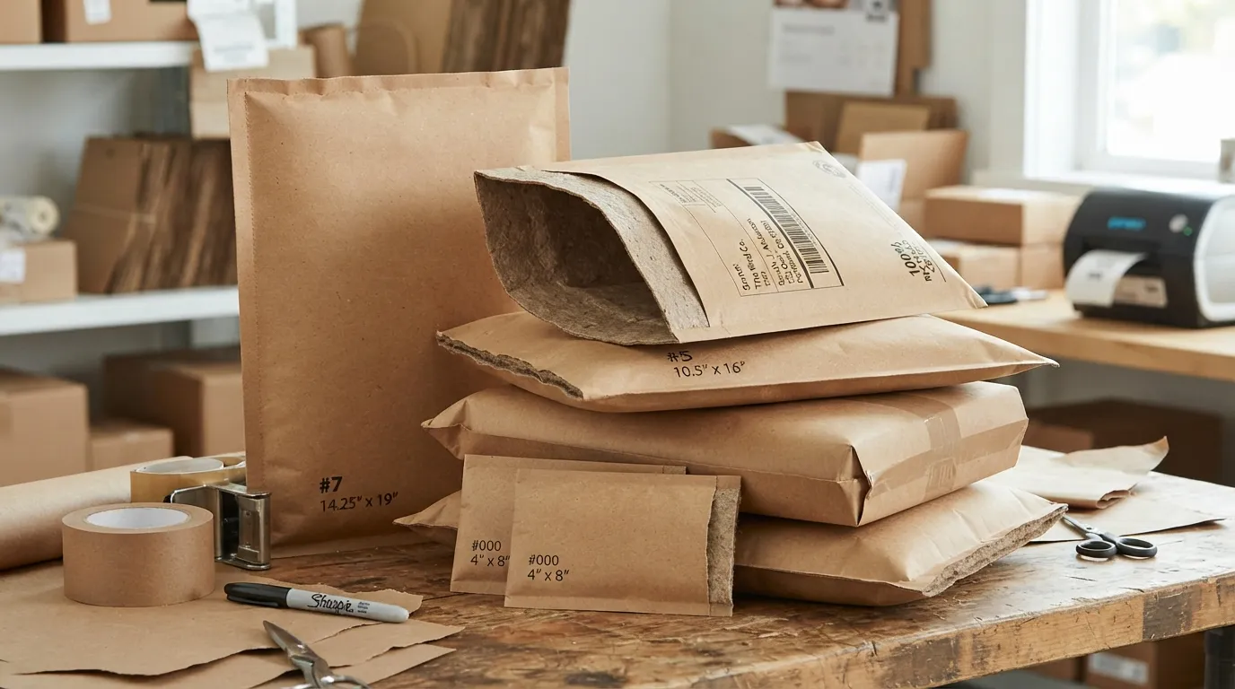 bulk kraft padded mailers