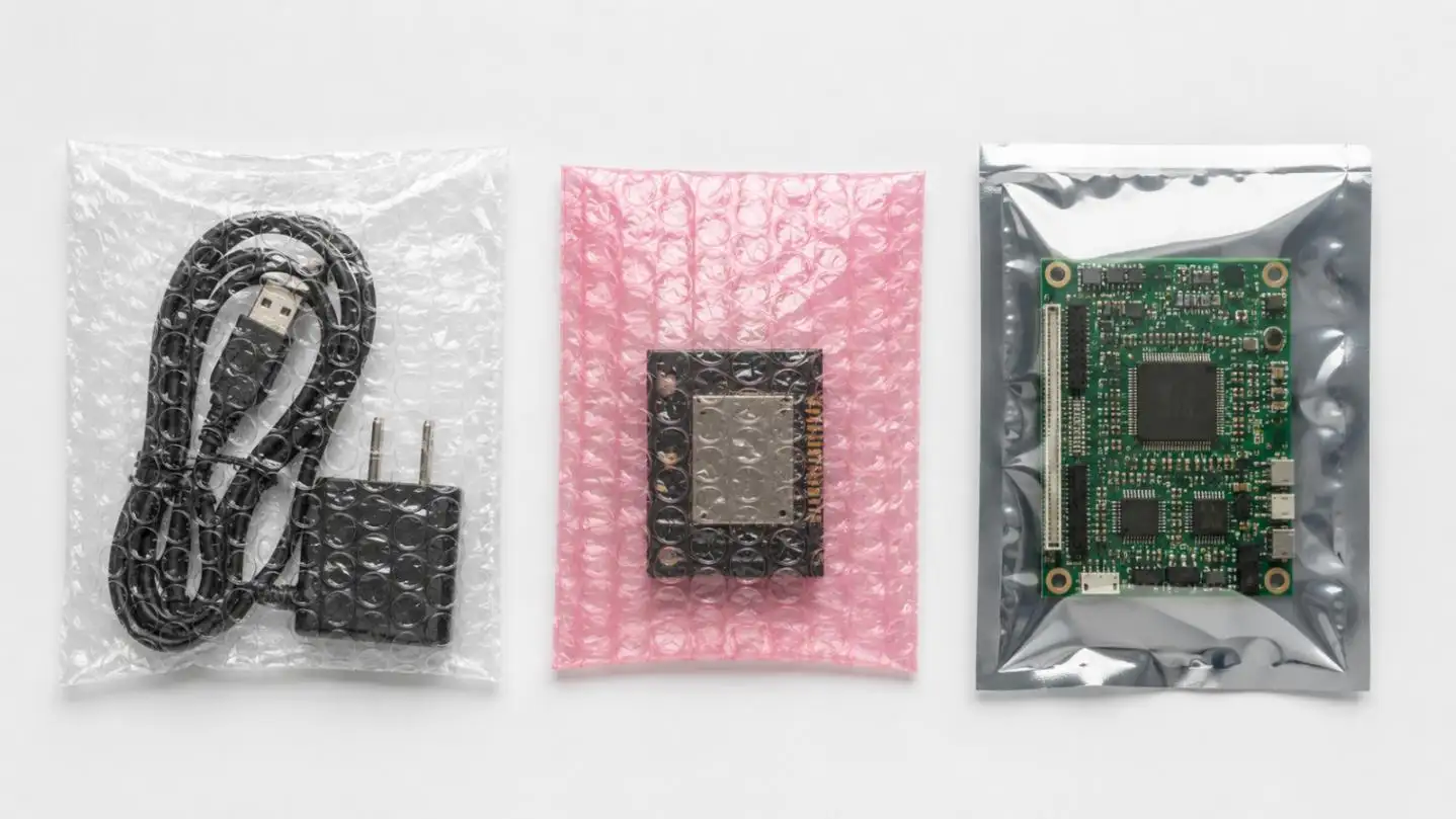Anti-Shock Bubble Bags for Electronics